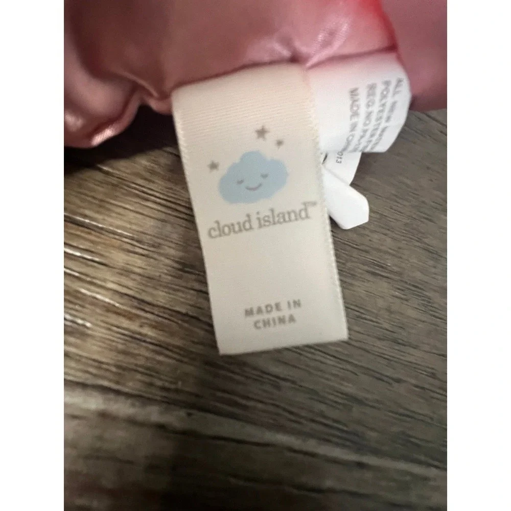 Cloud Island Pink Flamingo Plush Security‎ Blanket Lovey Satin Trim Target
